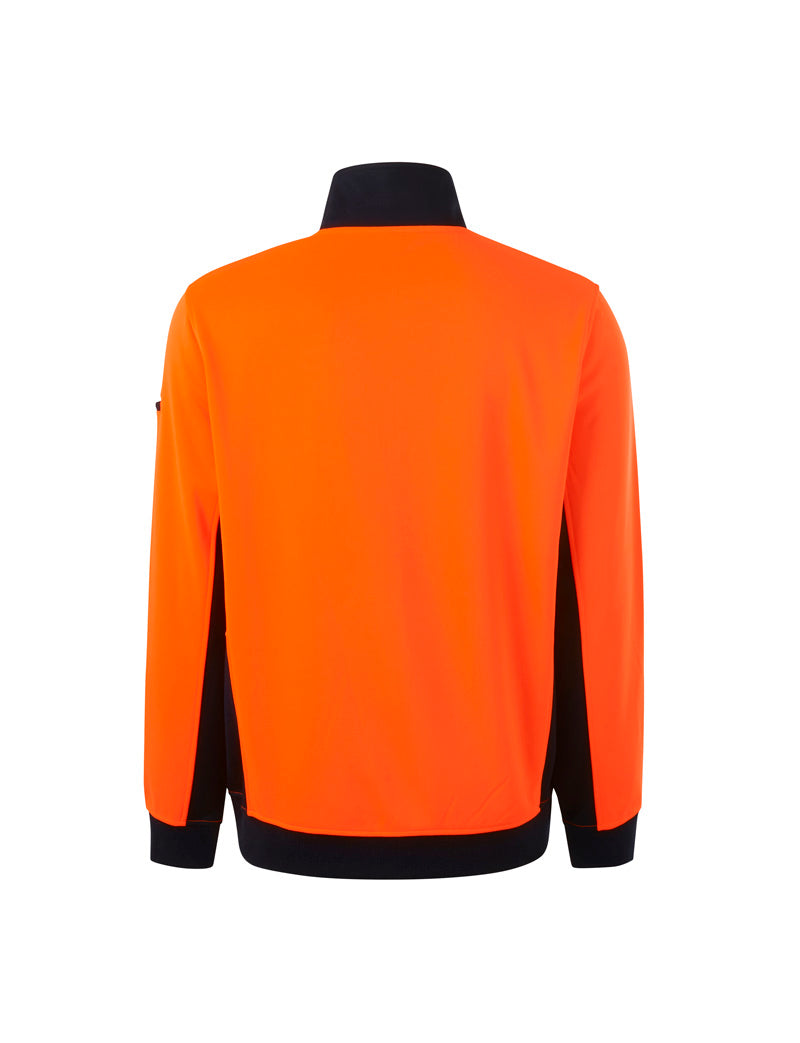 KING GEE HI VIS  1/4 ZIP FLEECE - K55047