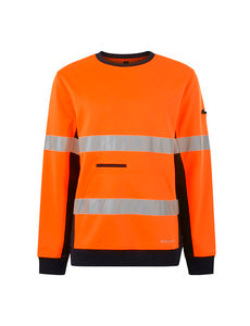 Hi Vis Reflective Crew Neck Fleece