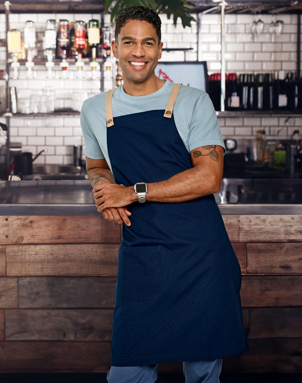BENCHMARK Canvas Bib Apron - AP07(M3200)