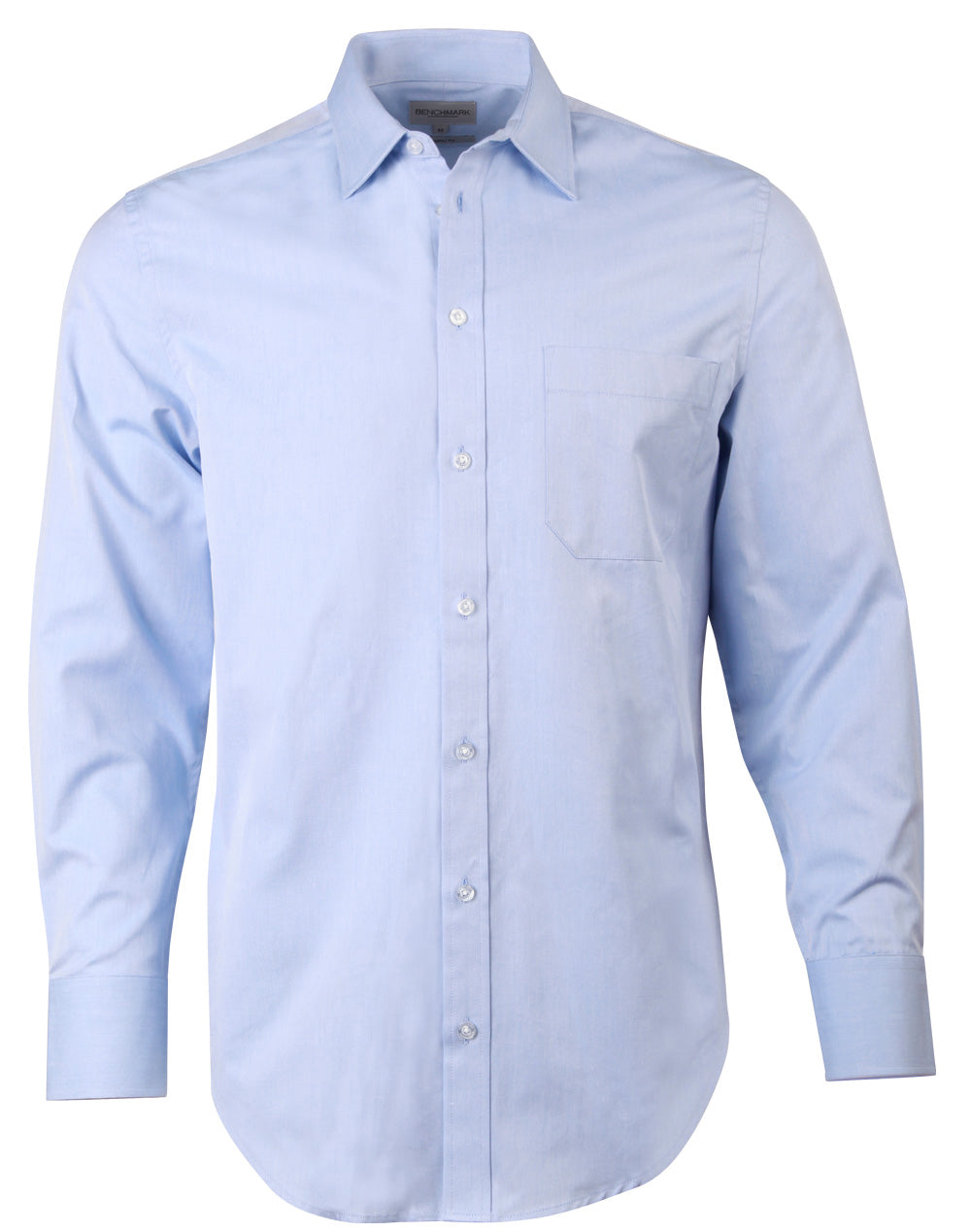 BENCHMARK Men's Pinpoint Oxford  L/S Shirt - M7005L