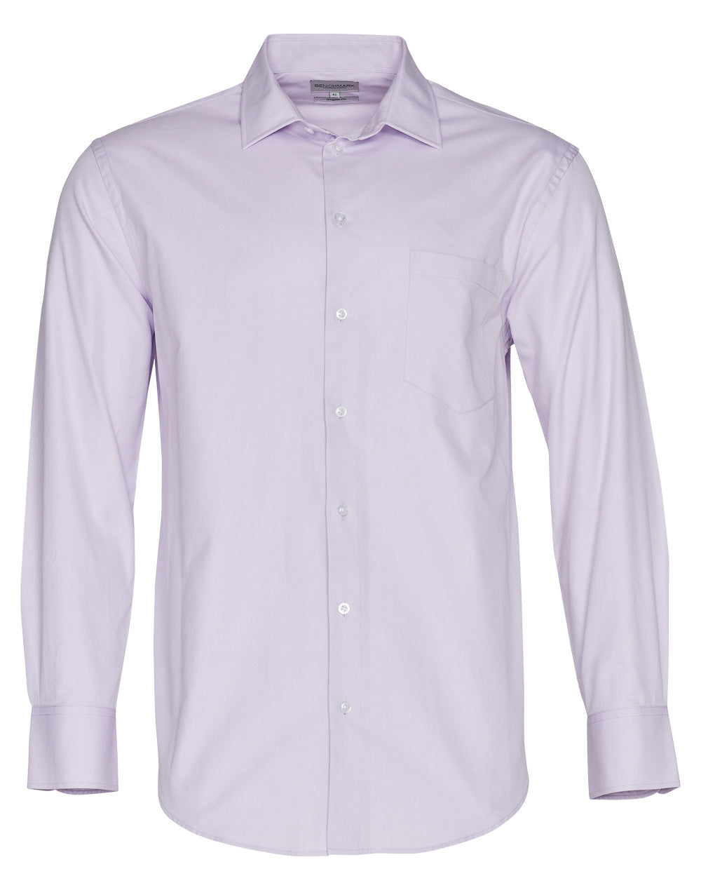 BENCHMARK Men's CVC Oxford L/S Shirt - M7040L