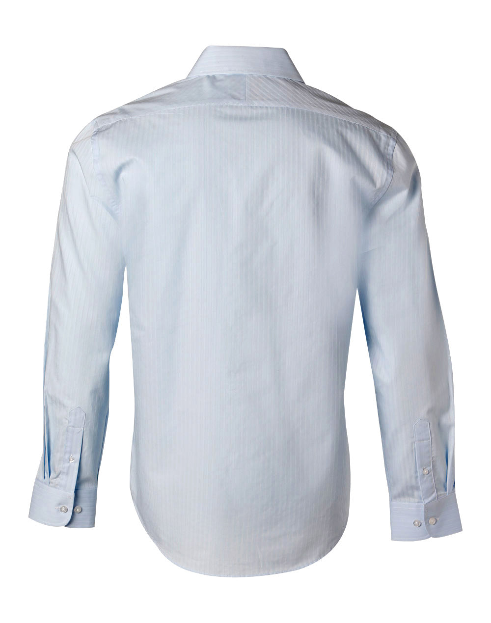 BENCHMARK Men's Self Stripe L/S Shirt - M7100L