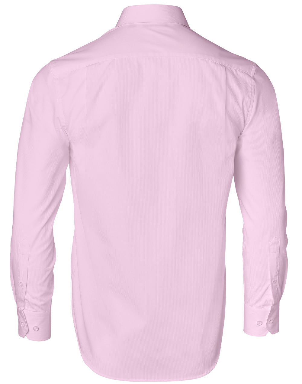 BENCHMARK Men's Dobby Striped Taped L/S Shirt - M7110L