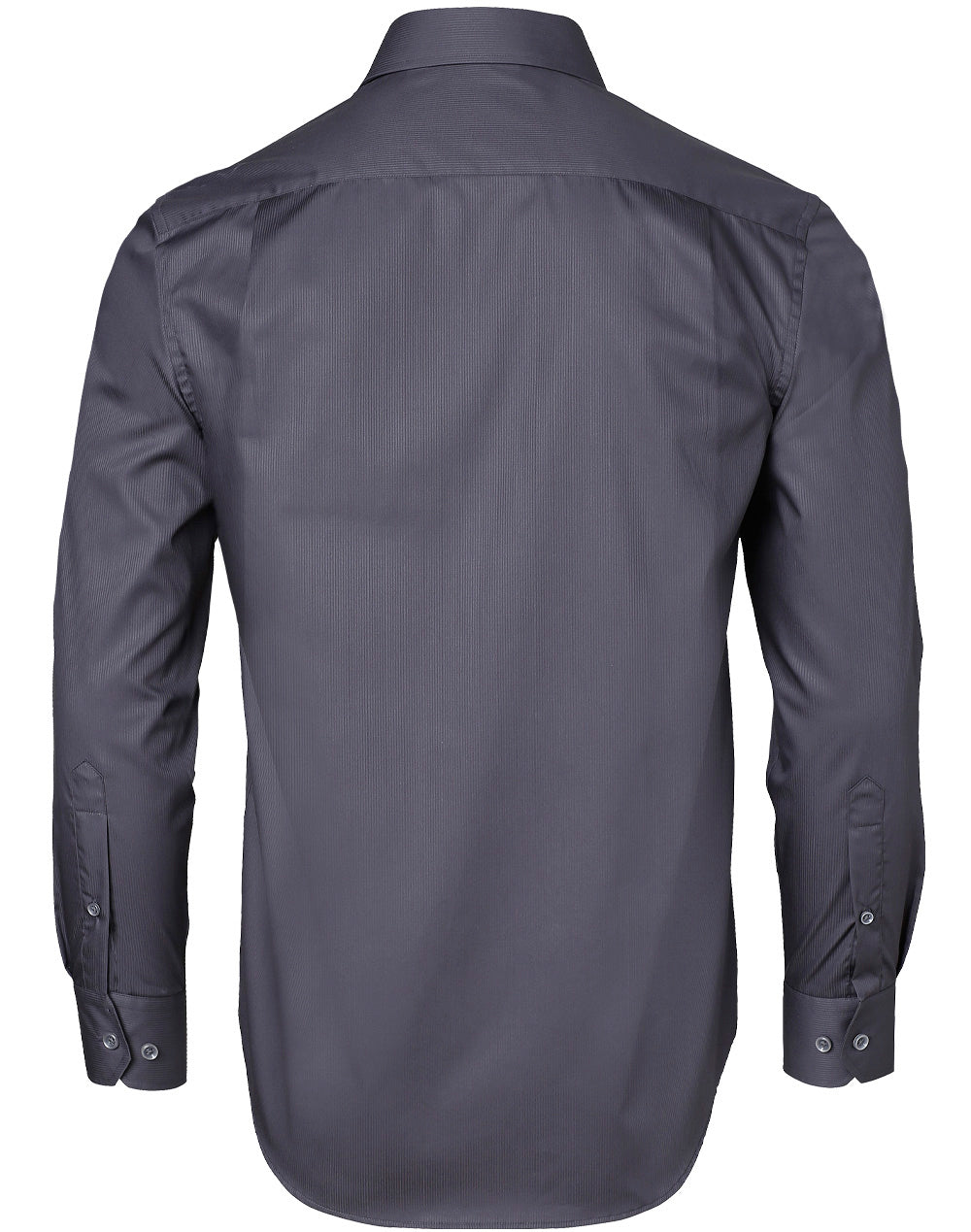 BENCHMARK Men's Dobby Striped Taped L/S Shirt - M7110L