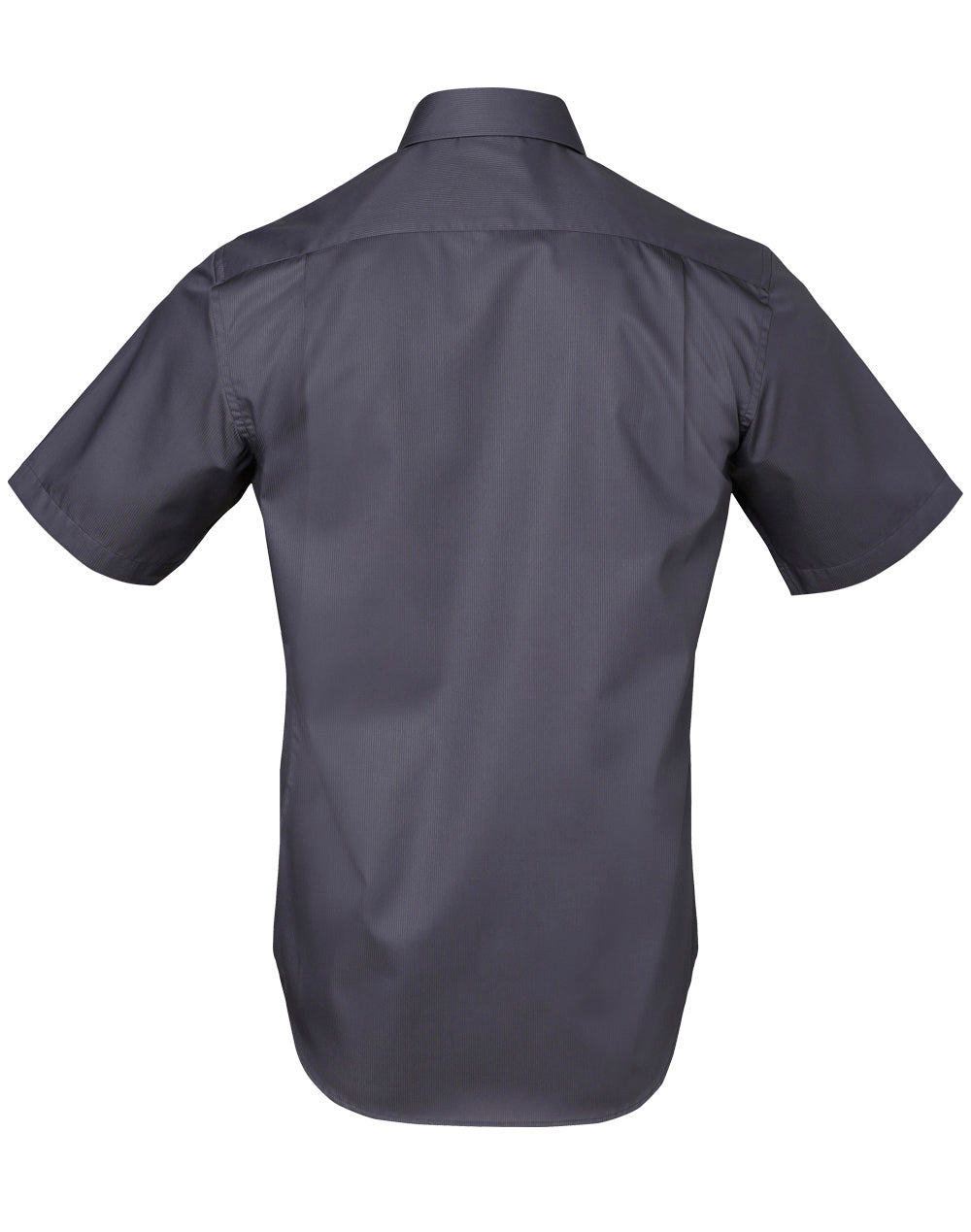 BENCHMARK Men's Dobby Striped Taped S/S Shirt - M7110S