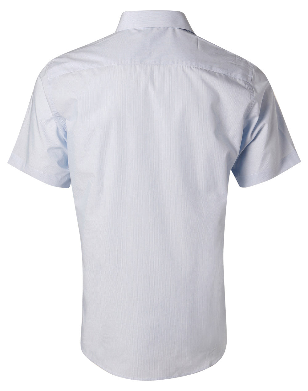 BENCHMARK Men's Fine Stripe S/S Shirt - M7211