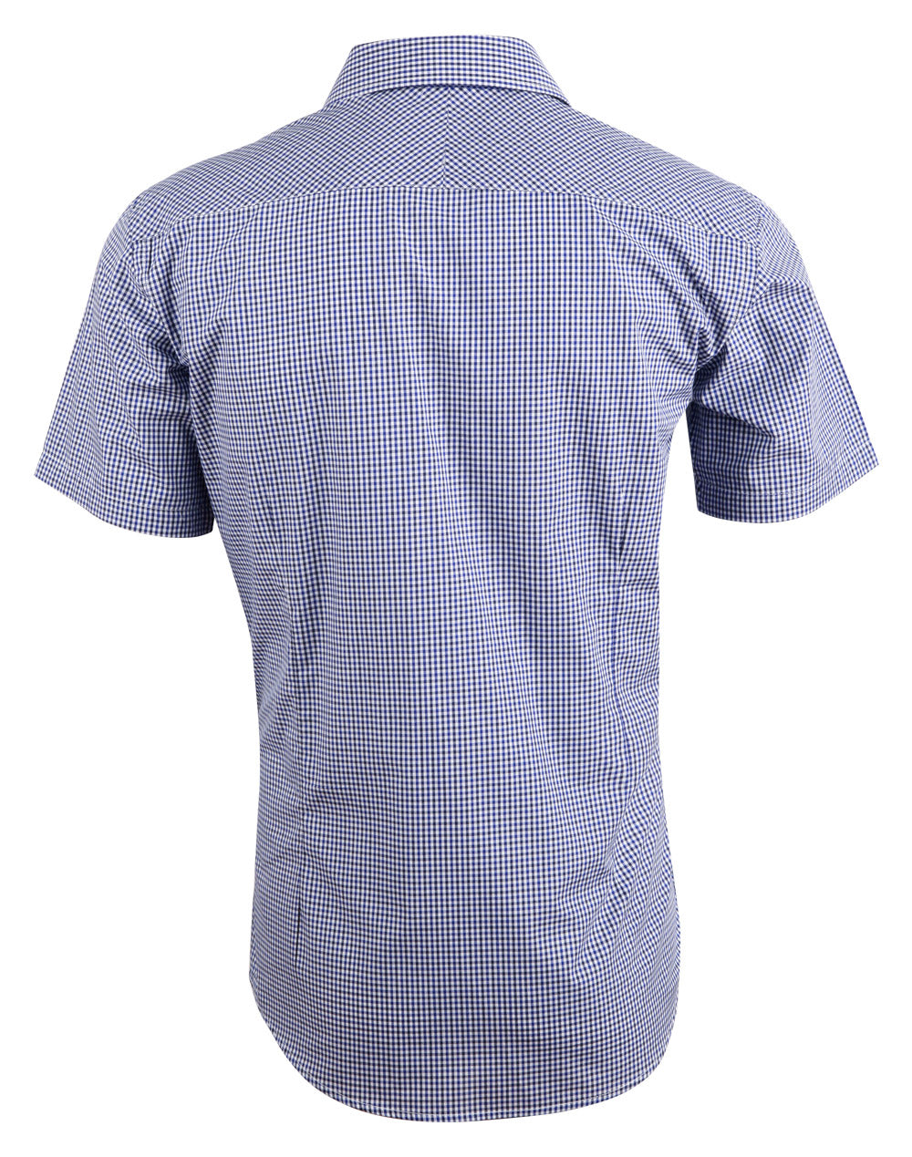 BENCHMARK Men's Two Tone Check S/S Shirt - M7320S