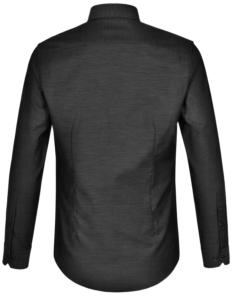 BENCHMARK Men's Pin Dot Stretch L/S Shirt - M7400L