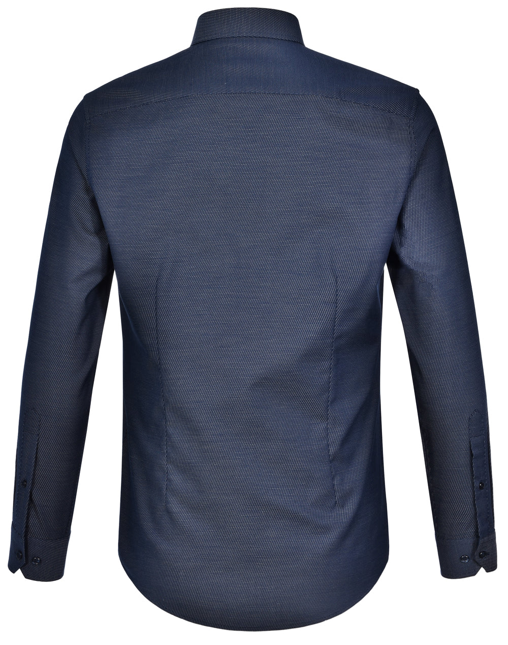 BENCHMARK Men's Pin Dot Stretch L/S Shirt - M7400L