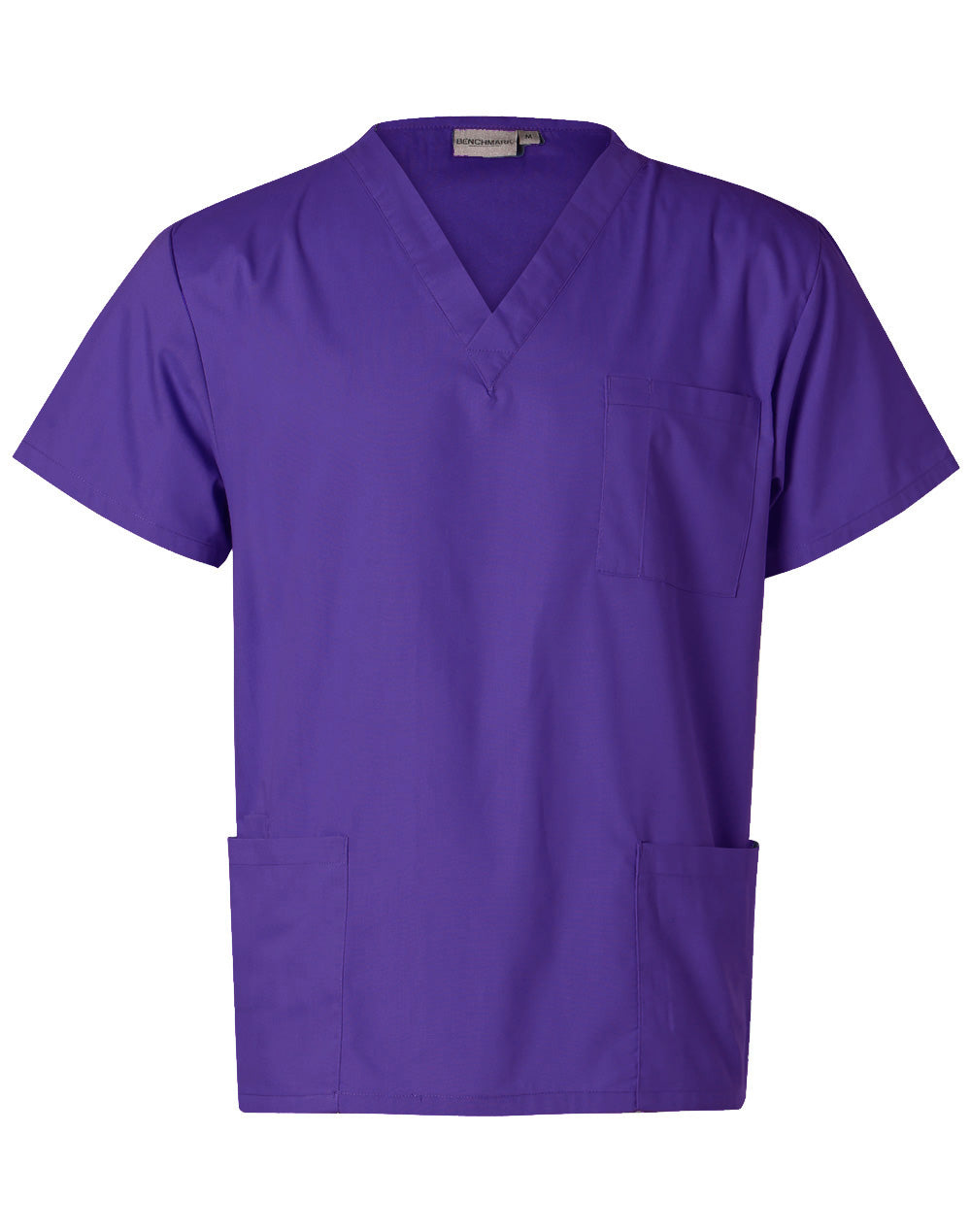 BENCHMARK Unisex Scrubs Short Sleeve Tunic Top - M7630