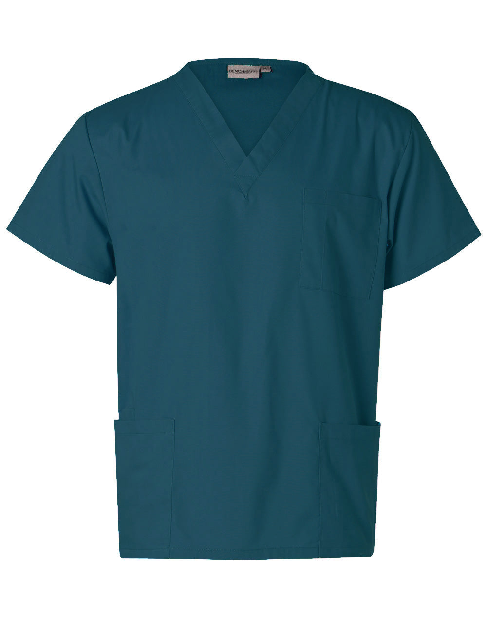 BENCHMARK Unisex Scrubs Short Sleeve Tunic Top - M7630