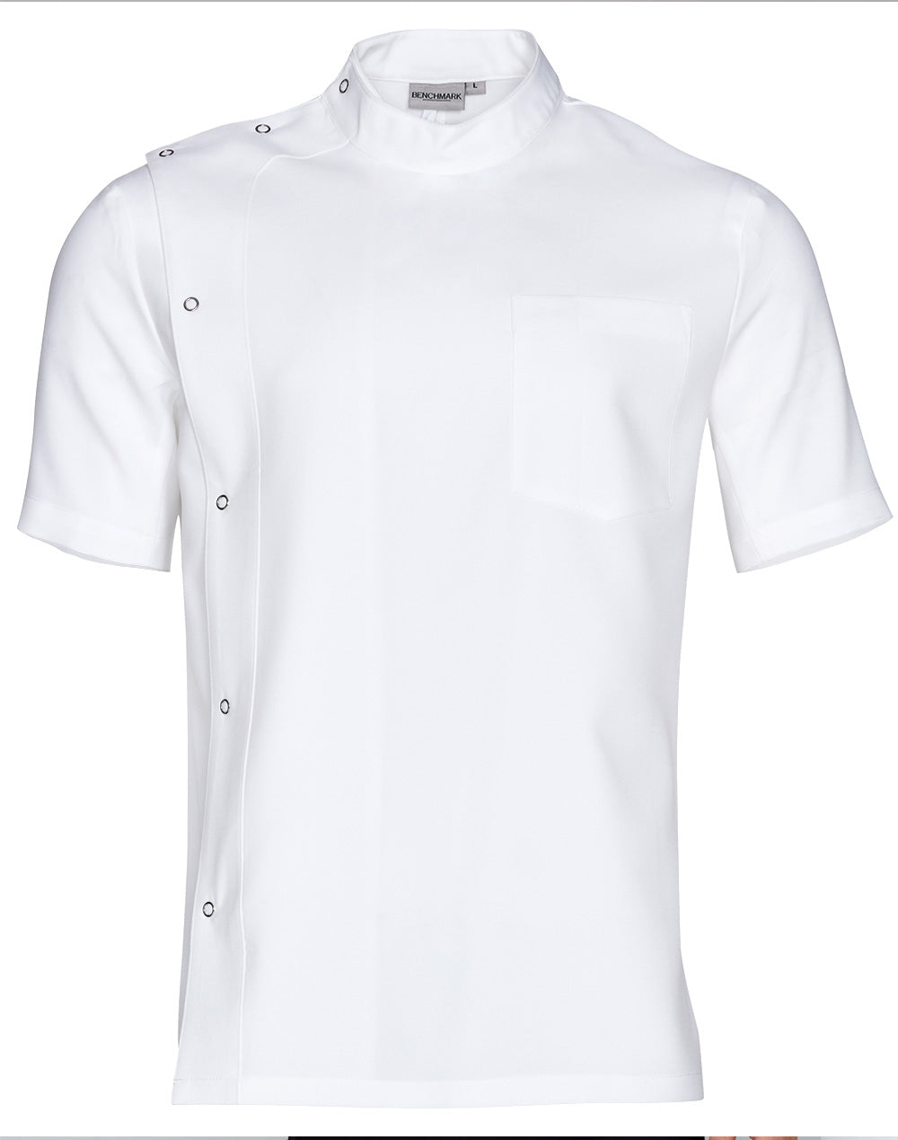 BENCHMARK Men's Stud Front Short Sleeve Jacket - M7636