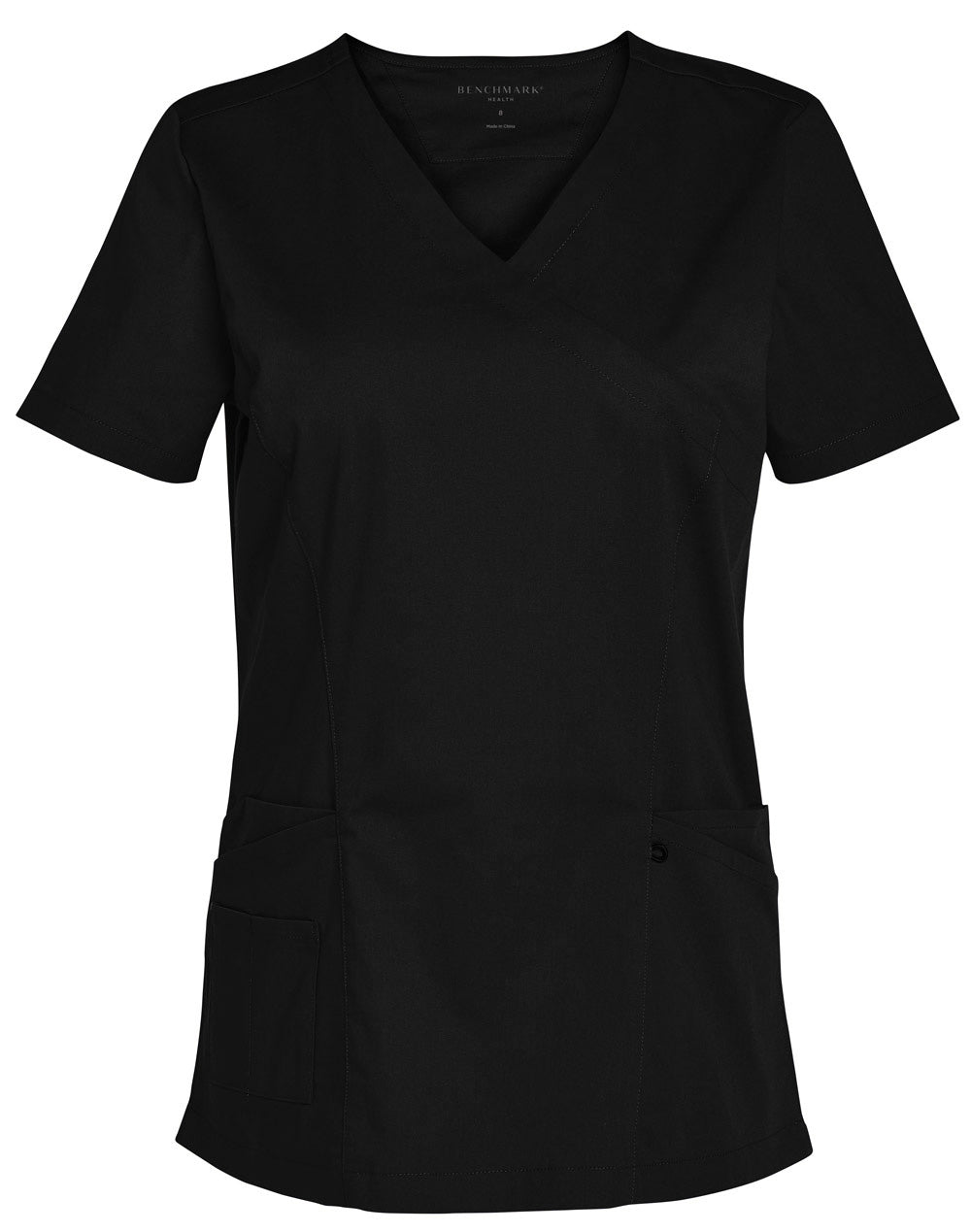 BENCHMARK Ladies' Solid Colour S/S Scrub Top - M7640