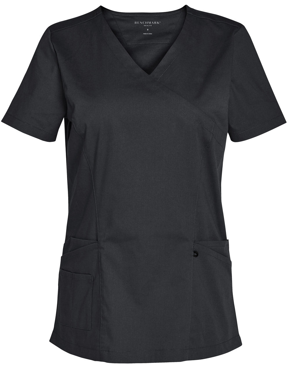 BENCHMARK Ladies' Solid Colour S/S Scrub Top - M7640
