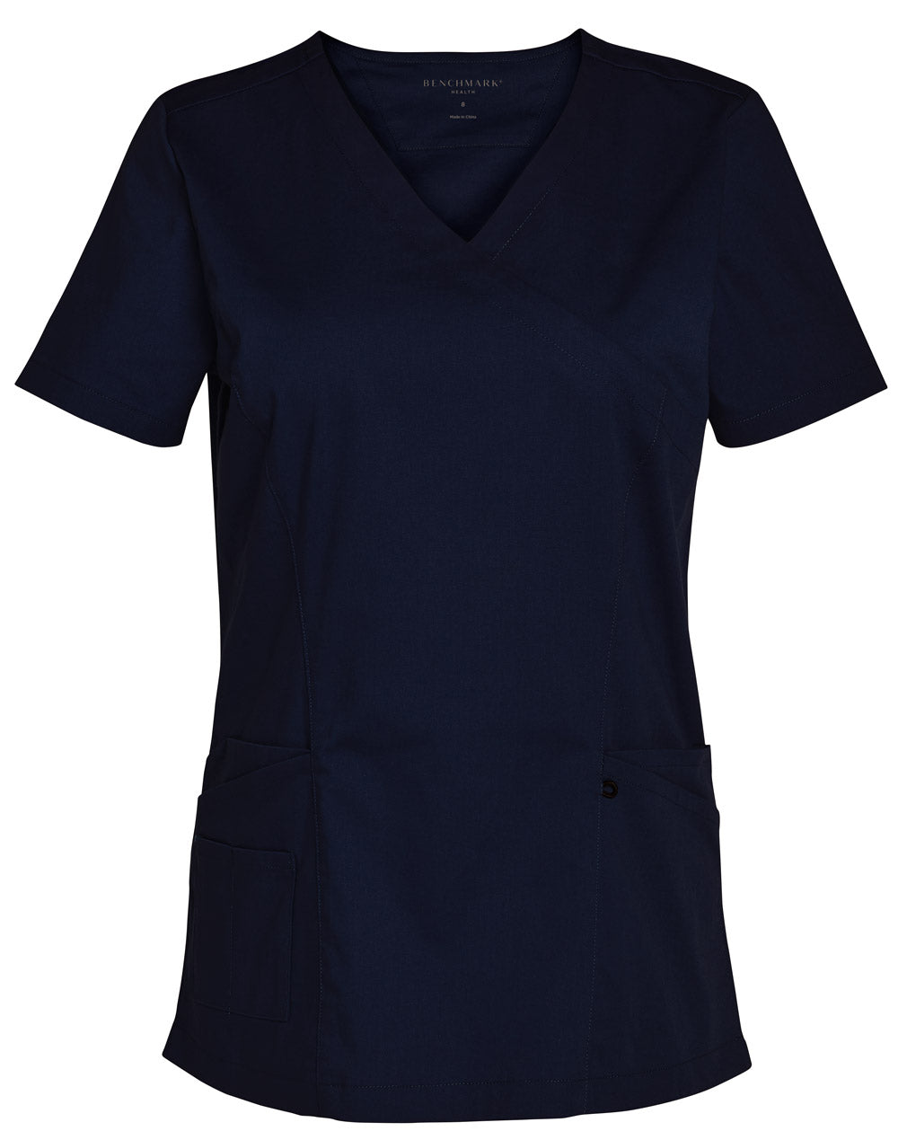 BENCHMARK Ladies' Solid Colour S/S Scrub Top - M7640