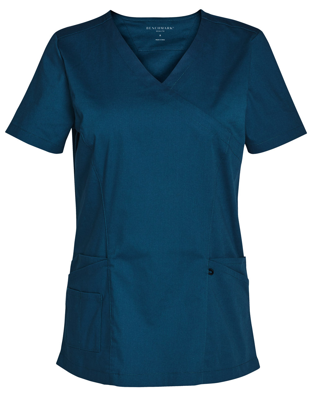 BENCHMARK Ladies' Solid Colour S/S Scrub Top - M7640