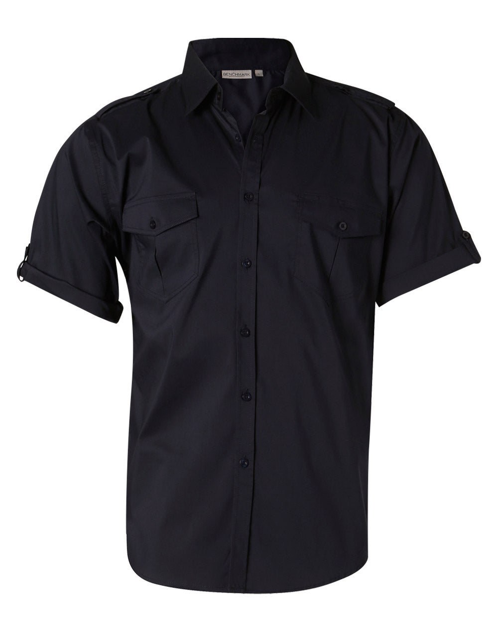BENCHMARK Men's Short Sleeve Military Shirt - M7911