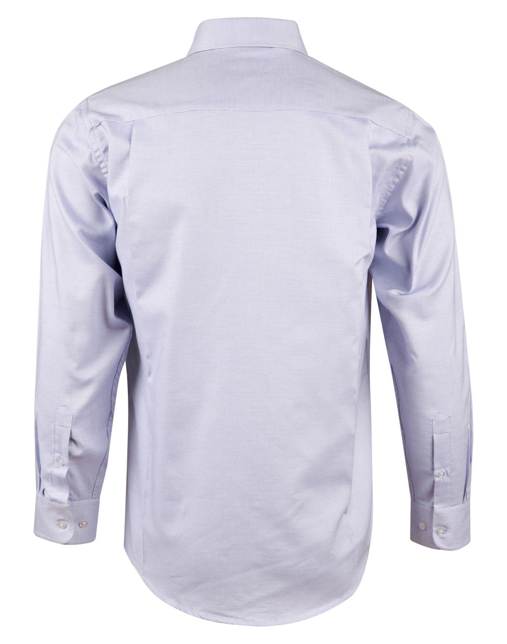 BENCHMARK Men's Dot Contrast Long Sleeve Shirt - M7922
