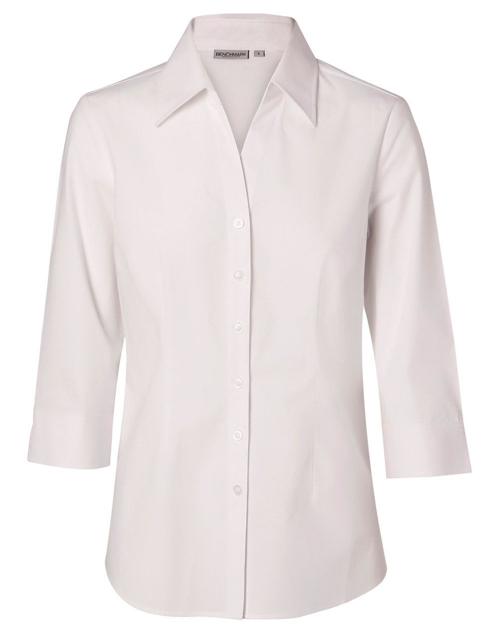 BENCHMARK Women's Fine Twill 3/4 Sleeve Shirt - M8030Q