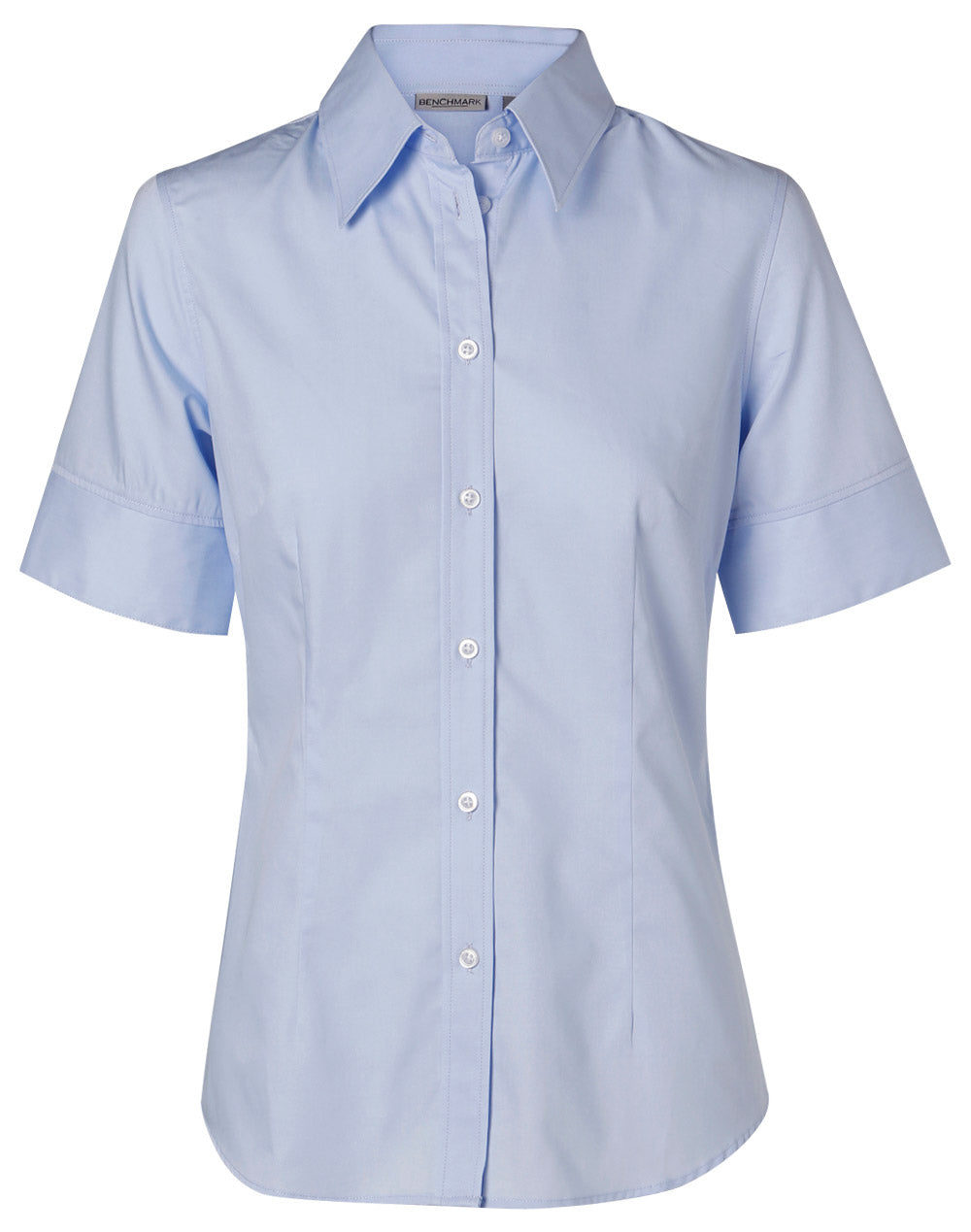 BENCHMARK Women's Fine Twill S/S Shirt - M8030S