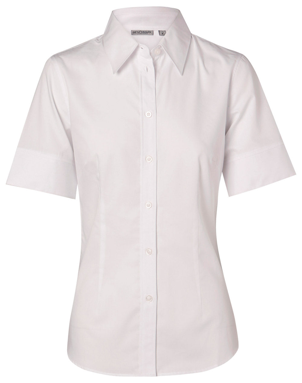 BENCHMARK Women's Fine Twill S/S Shirt - M8030S