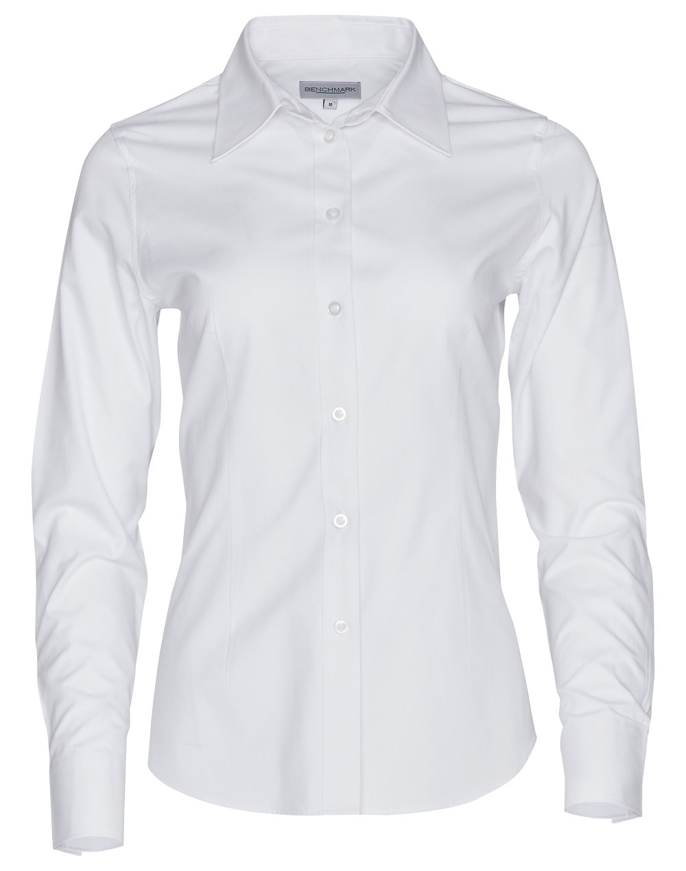 BENCHMARK Women's CVC Oxford L/S Shirt - M8040L