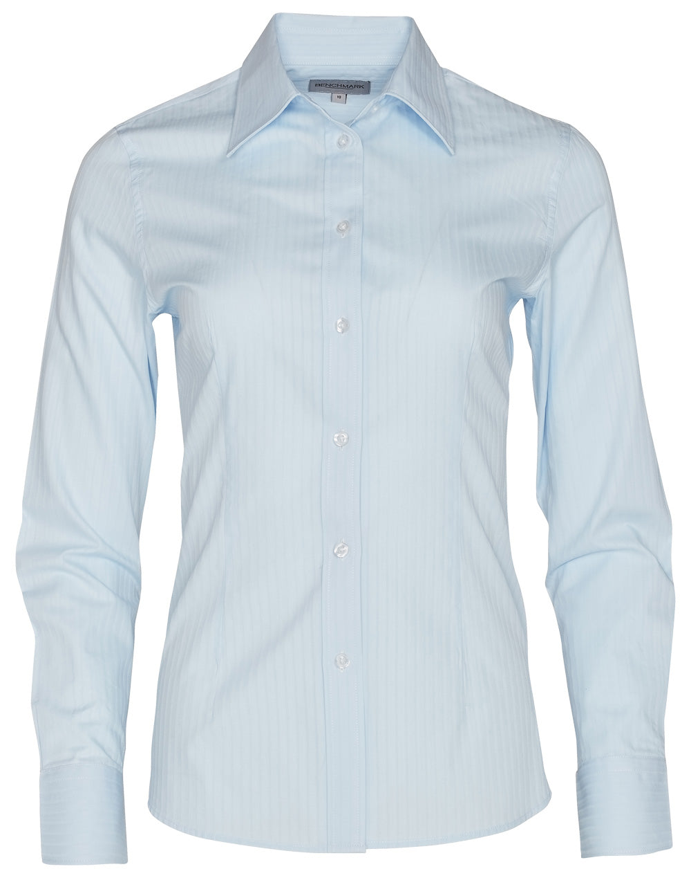 BENCHMARK Women's Self Stripe L/S Shirt - M8100L