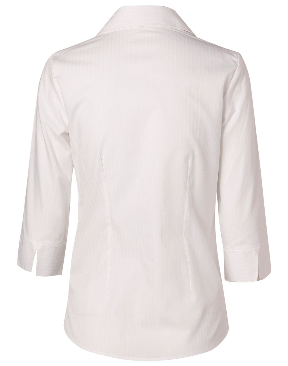 BENCHMARK Women's Self Stripe 3/4 Sleeve Shirt - M8100Q