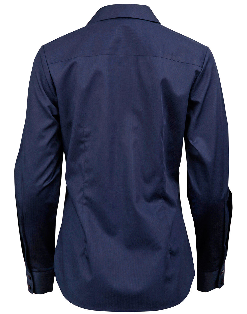 BENCHMARK Ladies' Dobby Striped Taped L/S Shirt - M8110L
