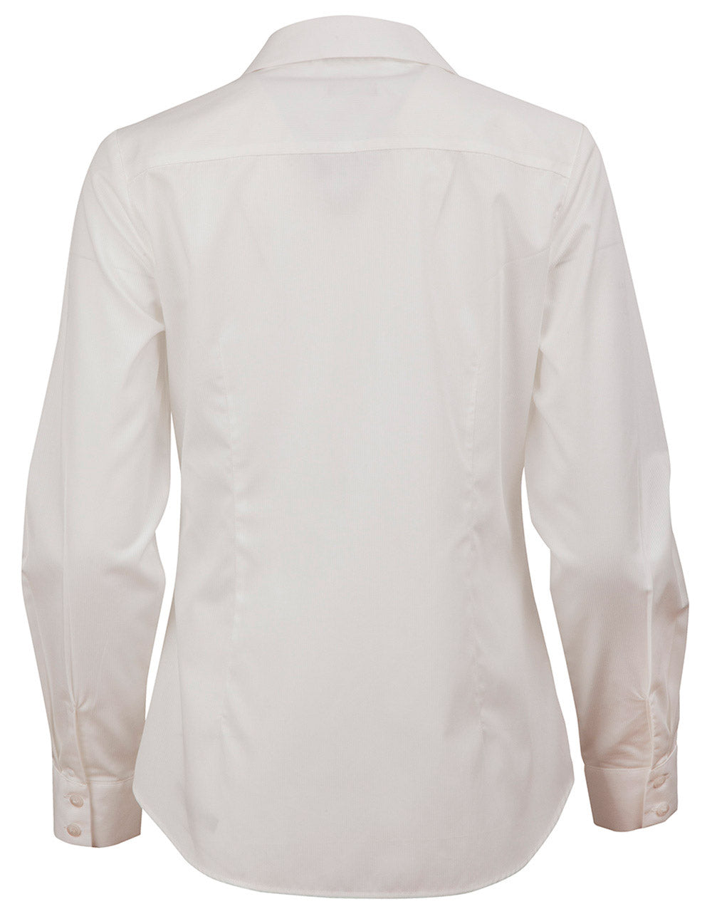 BENCHMARK Ladies' Dobby Striped Taped L/S Shirt - M8110L
