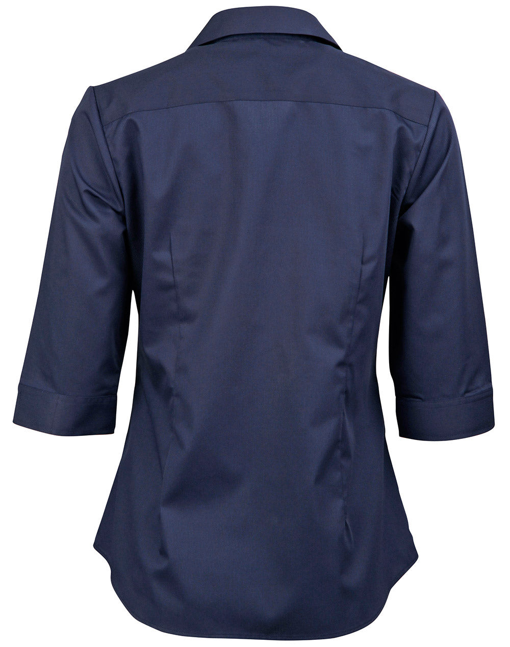 BENCHMARK Ladies' Dobby Striped Taped 3/4 Sleeve Shirt - M8110Q