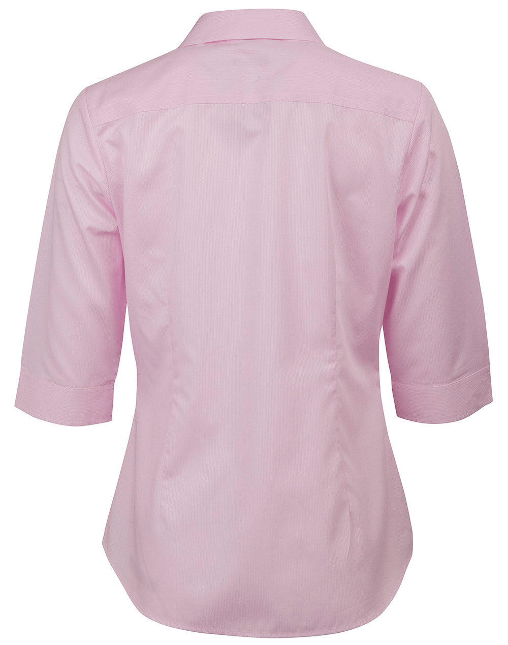 BENCHMARK Ladies' Dobby Striped Taped 3/4 Sleeve Shirt - M8110Q