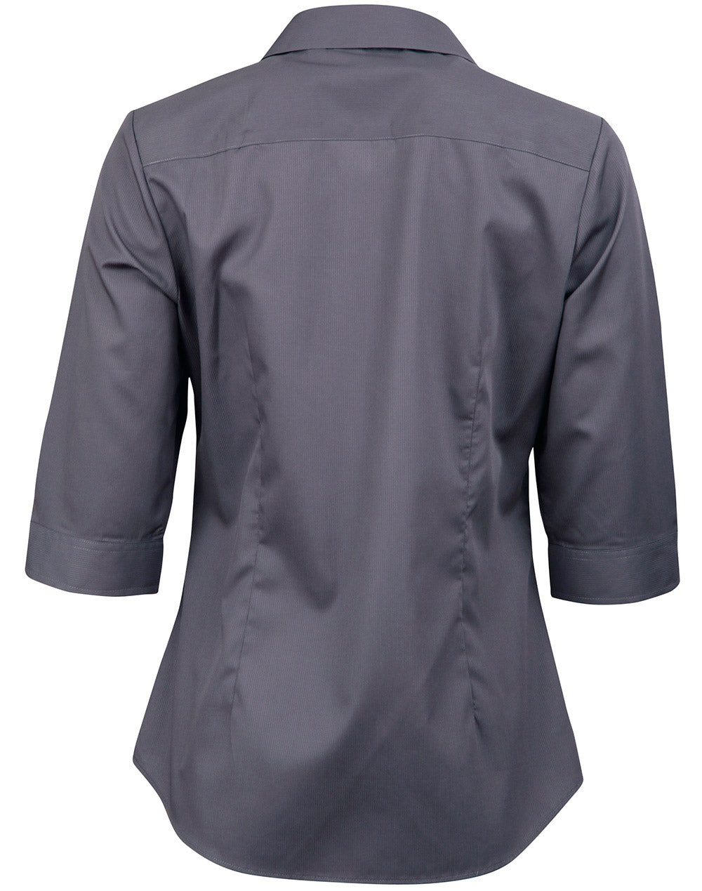BENCHMARK Ladies' Dobby Striped Taped 3/4 Sleeve Shirt - M8110Q