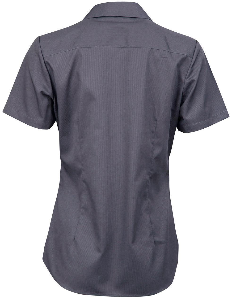 BENCHMARK Ladies' Dobby Striped Taped S/S Shirt - M8110S
