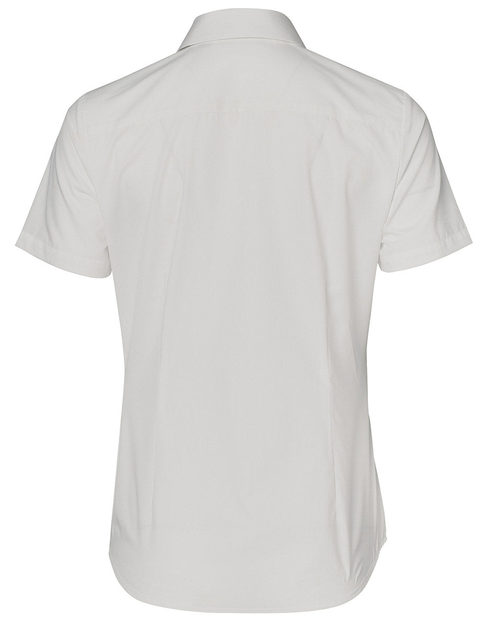 BENCHMARK Ladies' Dobby Striped Taped S/S Shirt - M8110S