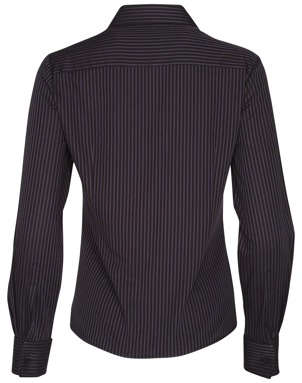 BENCHMARK Women's Dobby Stripe Long Sleeve Shirt - M8132