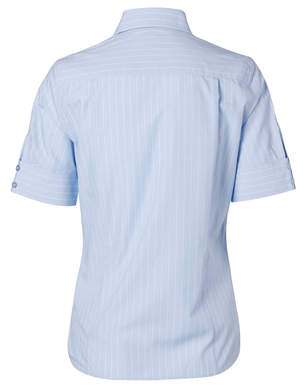 BENCHMARK Women's Pin Stripe Short Sleeve Shirt - M8224
