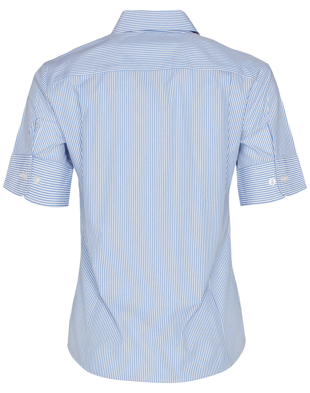 BENCHMARK Women's Balance Stripe Short Sleeve Shirt - M8234