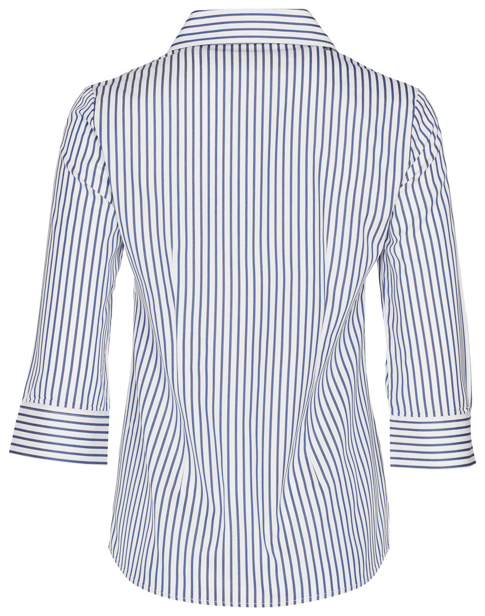BENCHMARK Women's Sateen Stripe 3/4 Sleeve Shirt - M8310Q