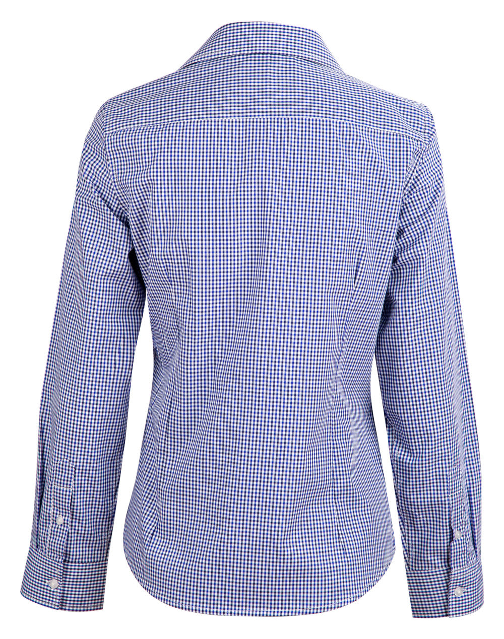 BENCHMARK Ladies' Two Tone Check L/S Shirt - M8320L