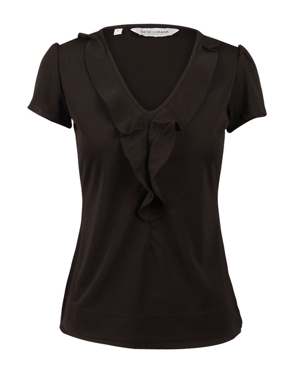 BENCHMARK Women's Ruffle Front Blouse - M8820