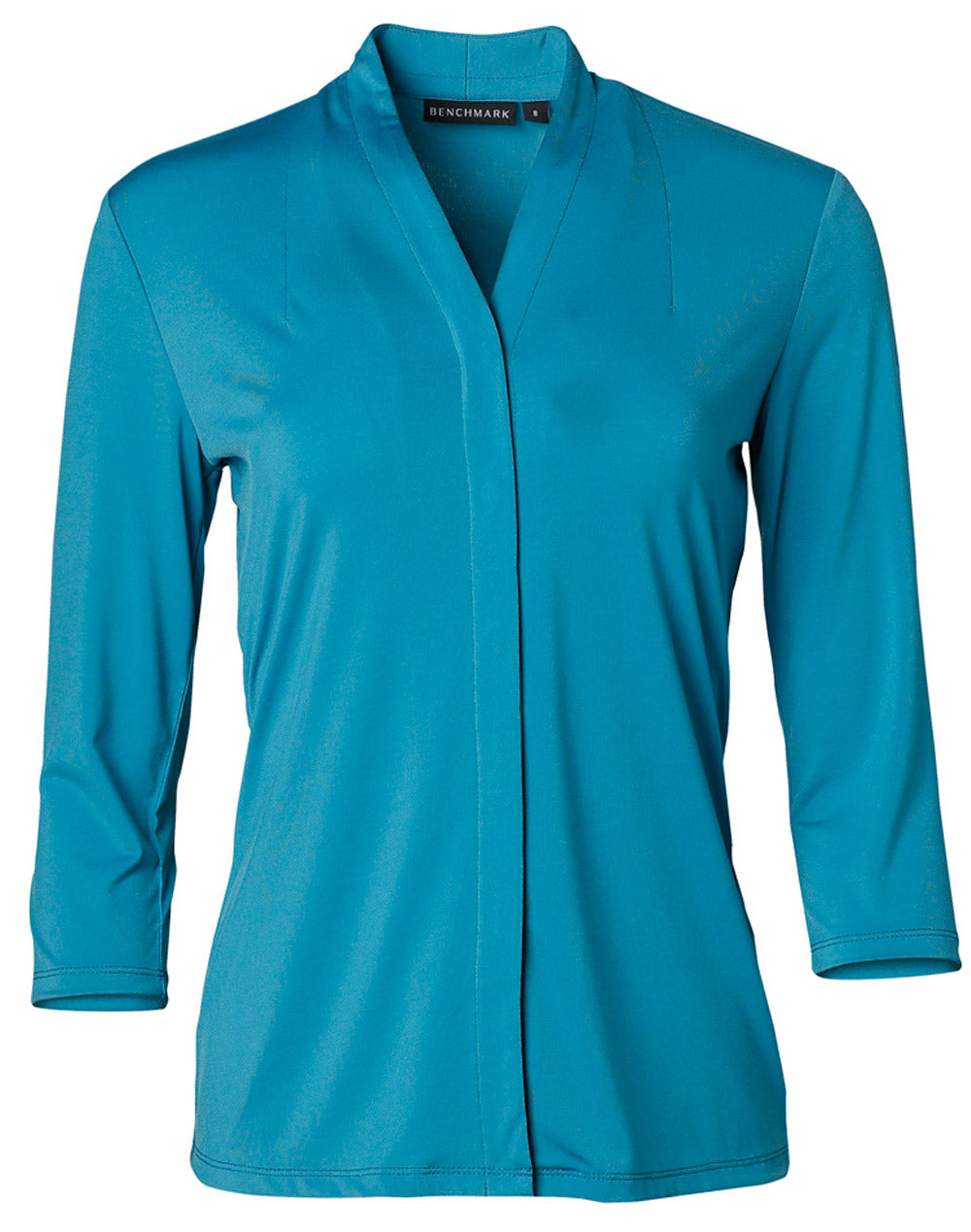 BENCHMARK Ladies' Mid Sleeve Shawline Knit Top - M8830