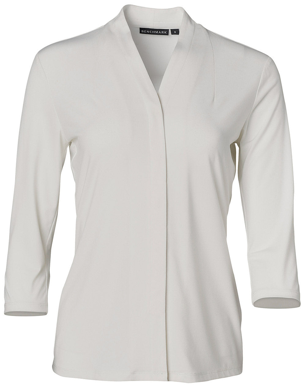 BENCHMARK Ladies' Mid Sleeve Shawline Knit Top - M8830