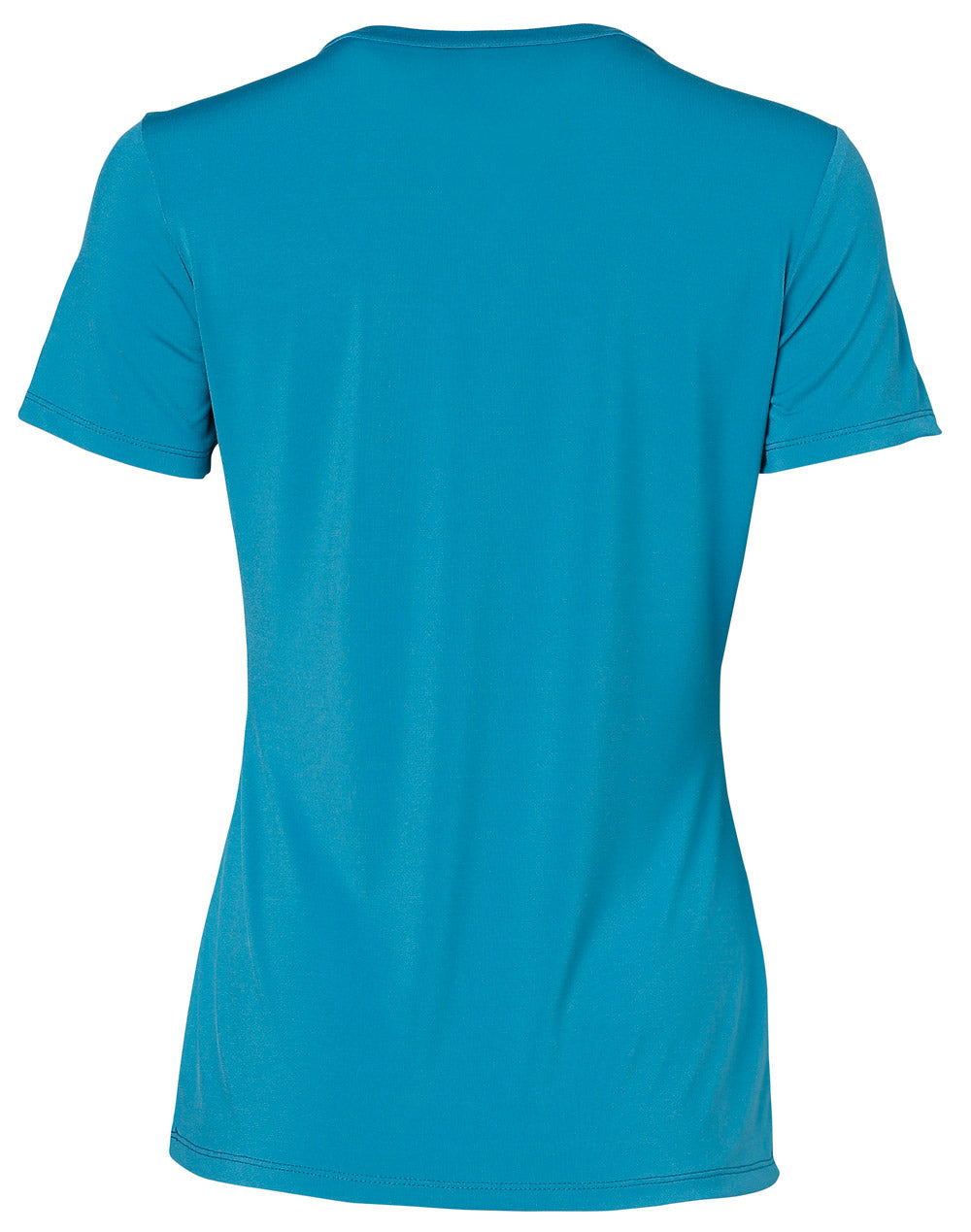 BENCHMARK Ladies' Viscose-neck with Tab S/S Knit Top - M8840