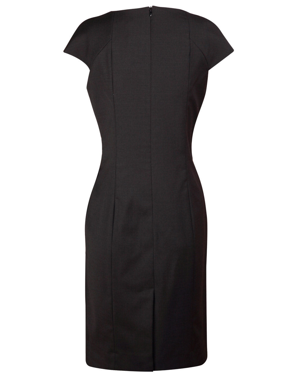 BENCHMARK Ladies' Wool Blend Stretch Cap Sleeve Dress - M9281