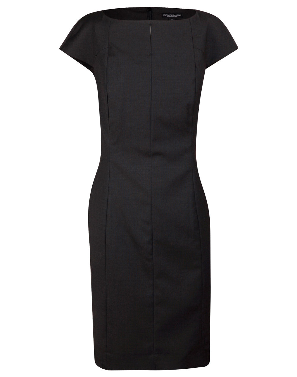 BENCHMARK Ladies' Wool Blend Stretch Cap Sleeve Dress - M9281