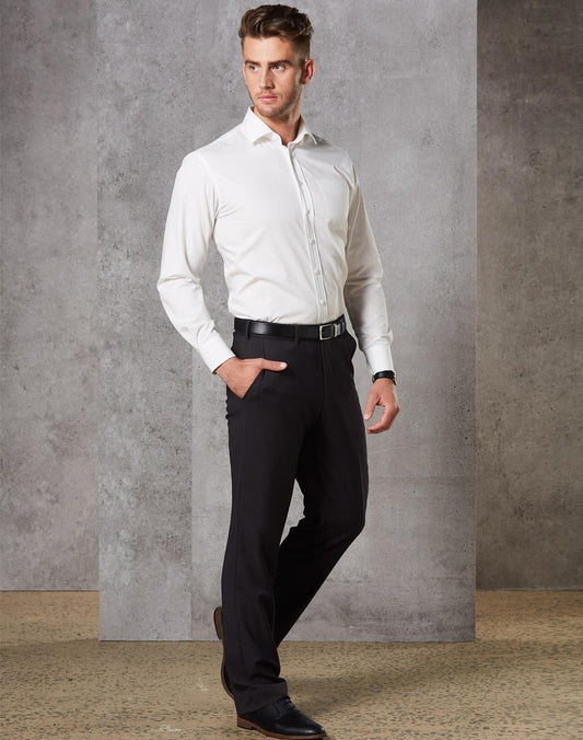 BENCHMARK Men's Stretch Wool Blend Pants - M9300