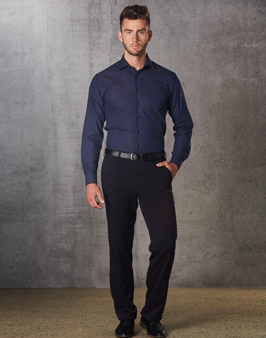 BENCHMARK Men's Polyviscose Stretch Pants - M9330