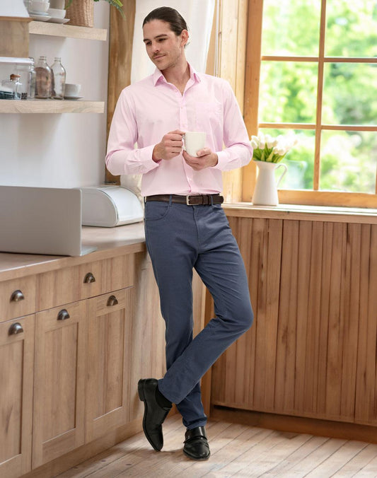 BENCHMARK Men's Jean Style Flexi Chino Pants - M9382