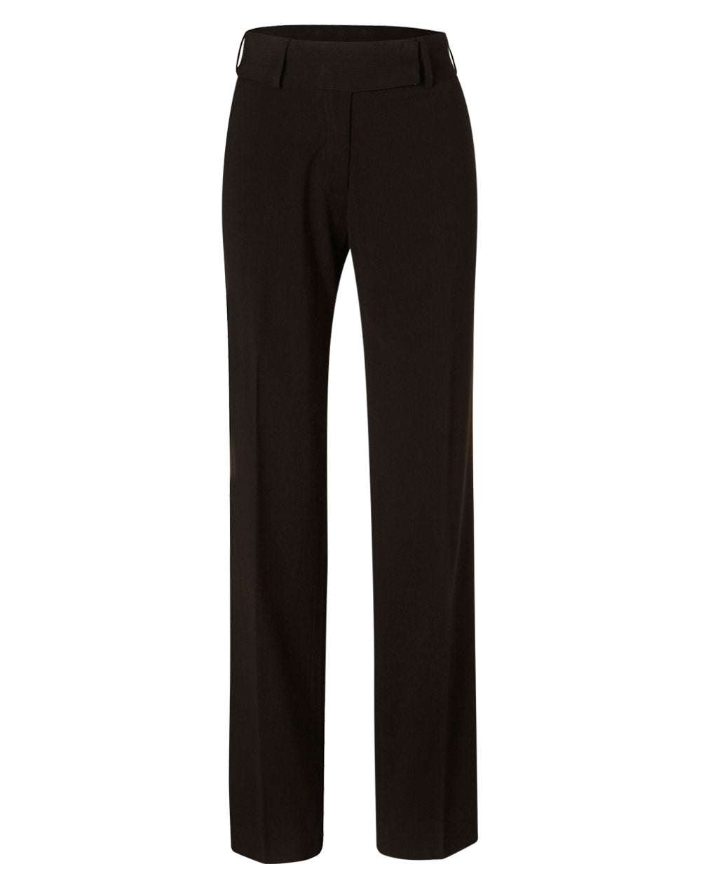 BENCHMARK Women's Low Rise Pants in Poly/Viscose Stretch Stripe - M9430